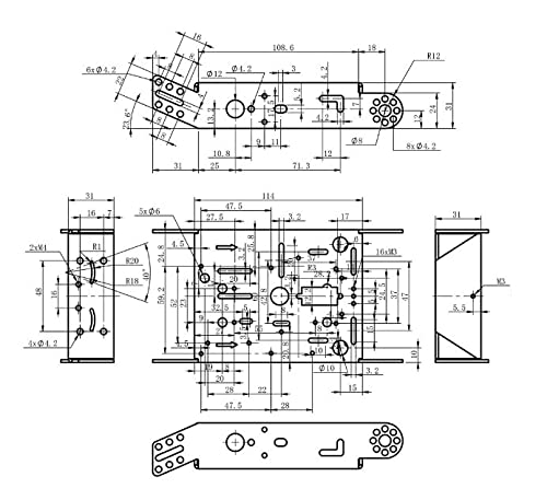 VIKEP Barato Ps2 Control Omni Wheel Robot Kit de chasis del Coche Ajuste for Arduino con TT Motor Bricolaje Programa Madre Piezas de Juguete Smart Robotic Car (Color : PS2 Control)