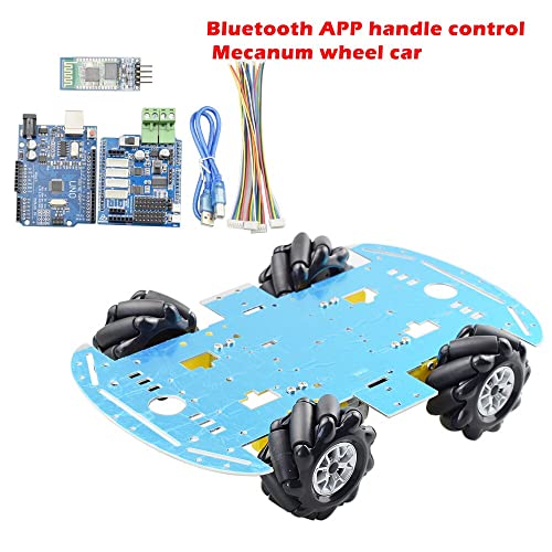 VIKEP Lo mas Barato Ps2 Inalámbrico RC Kit de chasis del Coche Omni Robot de Mecanum Omni con 4pcs TT Ajuste del Motor for Arduino Raspberry Pi Bricolaje Parte de Juguetes
