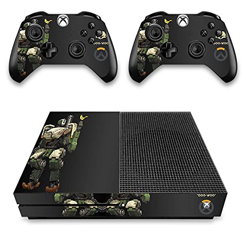 VINILOL Vinilo hecho para Xbox One S diseño Overwatch pegatina cubierta skin para consola y 2 mandos