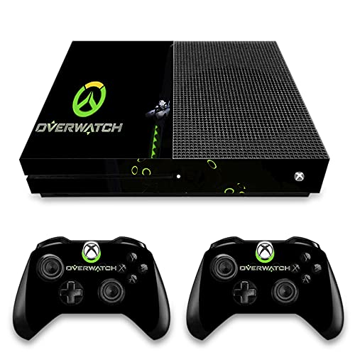 VINILOL Vinilo hecho para Xbox One S diseño Overwatch v3 pegatina cubierta skin para consola y 2 mandos