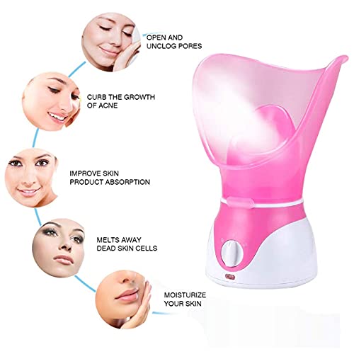 VOUMEY Vapor facial nano iónico cálido para eliminación de puntos , sauna, hogar SPA y limpieza de poros, humidificador facial
