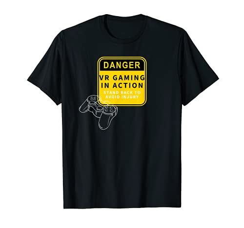 VR Gaming in Action - Regalo divertido para desarrolladores de videojuegos Camiseta