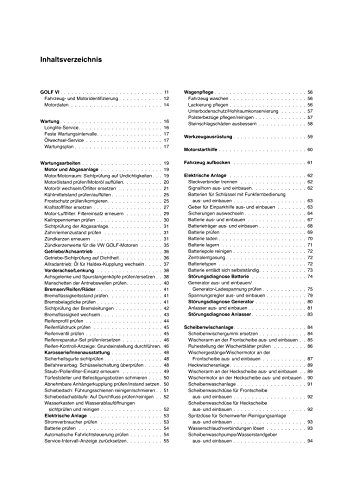 VW Golf VI von 10/08 bis 10/12: Benziner 1,2l/ 63kW (85 PS) 6/10-10/12 bis 2,0l/199kW (270 PS) 12/09-10/12. Diesel 1,6l/ 66kW (90 PS) 5/09-10/12 bis 2,0l/ 125kW (170 PS) 5/09-10/12: 148
