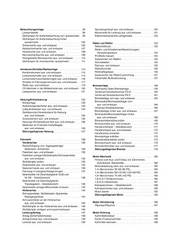 VW Golf VI von 10/08 bis 10/12: Benziner 1,2l/ 63kW (85 PS) 6/10-10/12 bis 2,0l/199kW (270 PS) 12/09-10/12. Diesel 1,6l/ 66kW (90 PS) 5/09-10/12 bis 2,0l/ 125kW (170 PS) 5/09-10/12: 148