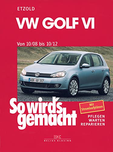 VW Golf VI von 10/08 bis 10/12: Benziner 1,2l/ 63kW (85 PS) 6/10-10/12 bis 2,0l/199kW (270 PS) 12/09-10/12. Diesel 1,6l/ 66kW (90 PS) 5/09-10/12 bis 2,0l/ 125kW (170 PS) 5/09-10/12: 148