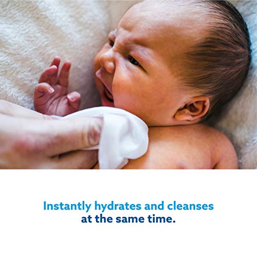 WaterWipes Toallitas para Pieles Sensible de Bebé, 99.9% agua purificada, No biodegradable, 60 Unidad (Paquete de 12)