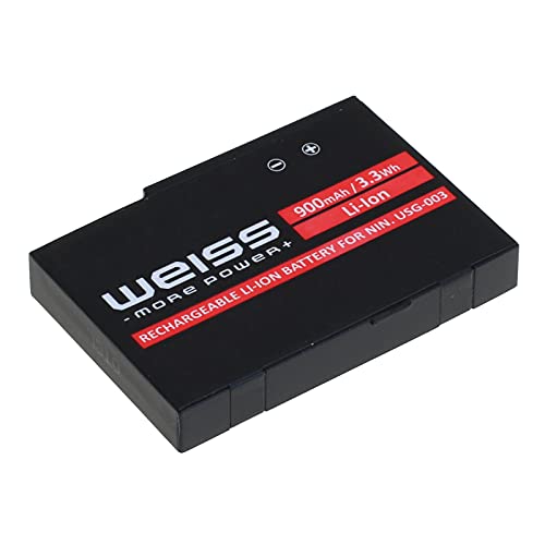 Weiss Batería para Consola Nintendo DS Lite - Compatible con batería Original USG-003 (900mAh / 3.33Wh)