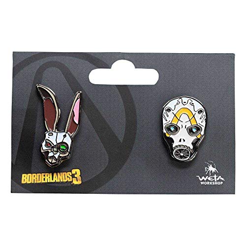 Weta Collectibles Borderlands Collectors Pins 2-Pack Bunny & Psycho Mask