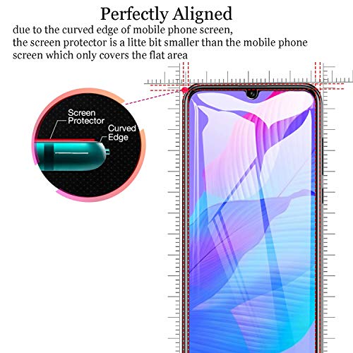 WFTE [2-Pack] Protector de Pantalla para Huawei P Smart S/P Smart 2020,9H Dureza,Huellas Dactilares Libre,Sin Burbujas,Cristal Templado Huawei P Smart 2020