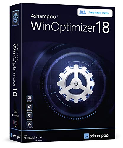 WinOptimizer 18 - 10 USER - Superior performance, stability and privacy for your PC Windows 11, 10, 8.1, 8, 7