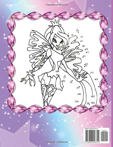 Winx Club Connect The Dots: Stunning An Adult Activity Connect Dots Coloring Book Winx Club