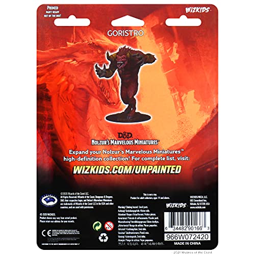 WizKids- D&D Nolzur's Marvelous Miniaturas sin Pintar: Goristro, Colores Variados (WZK90166)