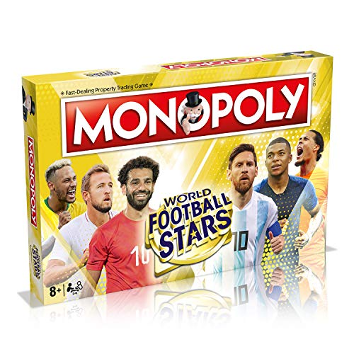 World Football Stars Gold Edition Monopoly Board Game