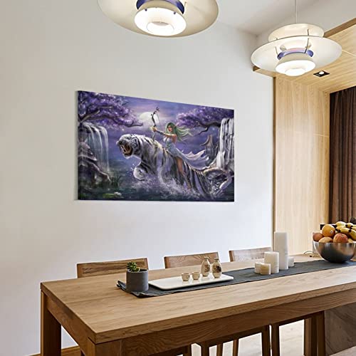 World Of Warcraft - Póster de arco de elfo decorativo de lienzo para pared, póster para sala de estar, pintura para dormitorio, 20 x 30 cm