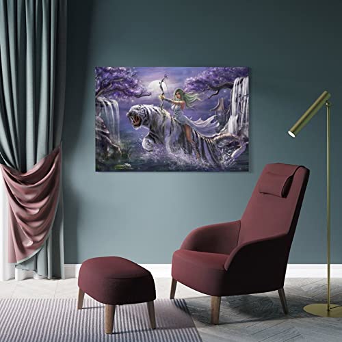 World Of Warcraft - Póster de arco de elfo decorativo de lienzo para pared, póster para sala de estar, pintura para dormitorio, 20 x 30 cm