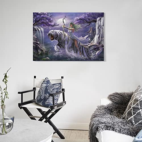 World Of Warcraft - Póster de arco de elfo decorativo de lienzo para pared, póster para sala de estar, pintura para dormitorio, 20 x 30 cm