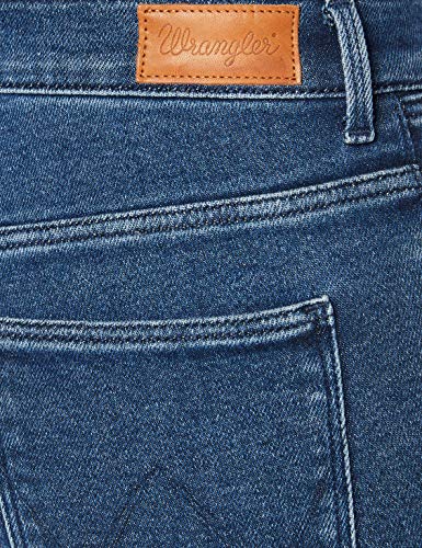 Wrangler High Rise Skinny Jeans, Azul (Noise Tl7), 25W / 32L para Mujer