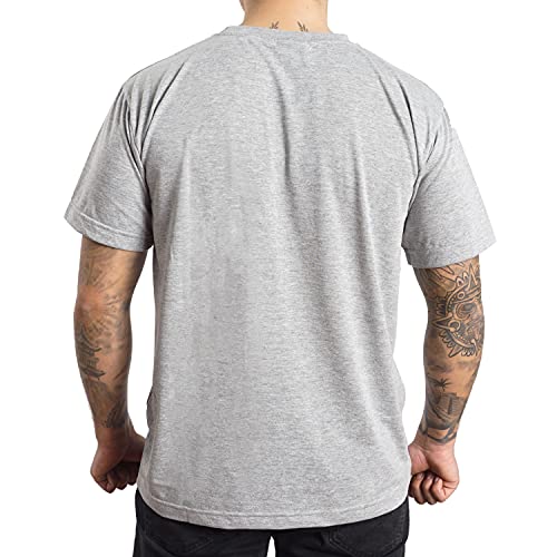 Wu Wear - Wu Shaolin Mask T-Shirt, Camiseta, Moda Callejera Urban, 100% algodón, Cuello Redondo, Hip Hop, Hombres