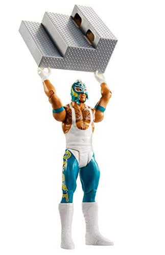 WWE Figura de Acción Wrekkin, Luchador Rey Mysterio, Juguetes Niños +6 Años (Mattel GLG07) , color/modelo surtido