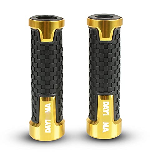 WXSM Puños Moto Manillar De Aluminio para Motocicleta, Manillar CNC, Empuñaduras De Mano para T-riumph Daytona 675 R 955i T595 T995 Street Triple 1050 Tiger 800 (Color : 3)