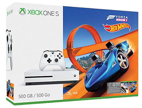 Xbox One: S 500GB + Forza Horizon 3 + DLC Hot Wheels [Bundle] [Importación italiana]