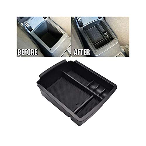 XIANGSHANG Titular De La Copa De La Consola Durable Y Práctico Black Center Console Organizer Tray Fit For Golf 7 Golf Mk7 VII 5G GT I R 2013-2017