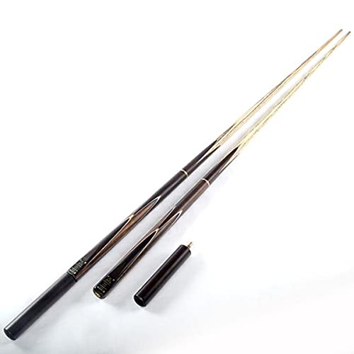 XINTONGSPP Taco de Billar, Taco de Billar de Cabeza pequeña Madera de Fresno 4 Puntos 3 Snooker International Negro 8 Taco de Billar Taco de Billar de 16 Colores
