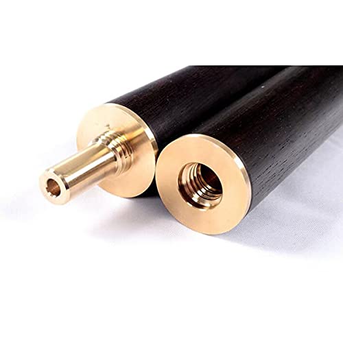 XINTONGSPP Taco de Billar, Taco de Billar de Cabeza pequeña Madera de Fresno 4 Puntos 3 Snooker International Negro 8 Taco de Billar Taco de Billar de 16 Colores