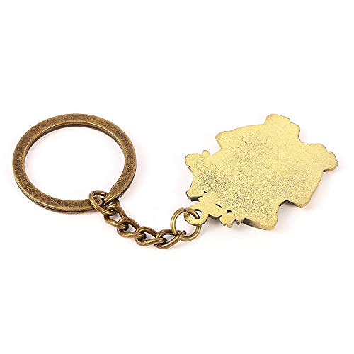 XJS Llavero Medalla de Llavero de Metal Colgante, Collar de Counter Strike Llavero Hombres Aficionados joyería del Regalo del Recuerdo Mujeres Gargantilla Único (Color : KC0489)