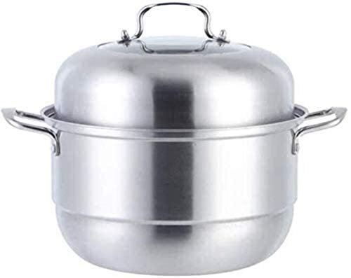 XY-M Steamery Individual Layera Doble SteamGuard Set Set Healthy Cooking Steam Transing Induction Hood Gas General Stock Pot 28 cm (Color: B)