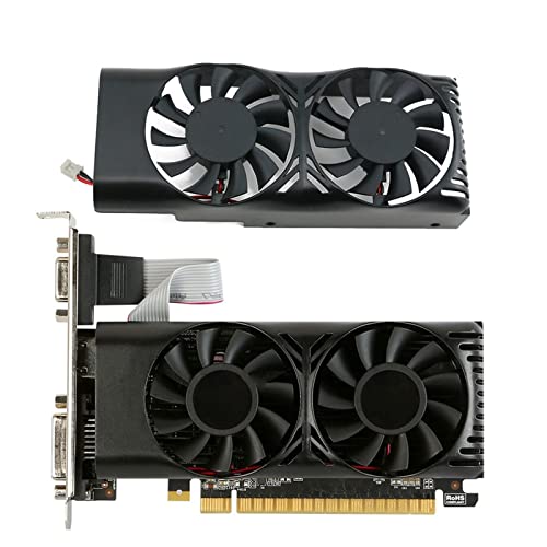 Yanluo XY-D05510S 0.28A 2 Alfiler Gtx750 Ti Compatible for MSI Georce GTX 750 TI 2GB LP Tarjeta gráfica de enfriamiento Rejoicing