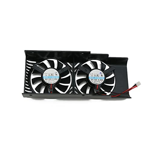 Yanluo XY-D05510S 0.28A 2 Alfiler Gtx750 Ti Compatible for MSI Georce GTX 750 TI 2GB LP Tarjeta gráfica de enfriamiento Rejoicing