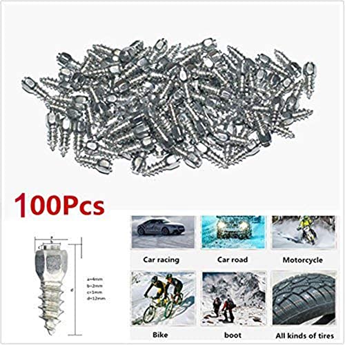 YIKXCF Picos de neumáticos de 100pcs for Zapatos Botas agarrar Picos for f.A.T.B.I.K.E MOUTEIN VHEARTEL Tornillo EN Tornillo EN TERRÉTICO DE TANTUNA Pesca con Punta de tungsteno (Color : 100pcs Only)
