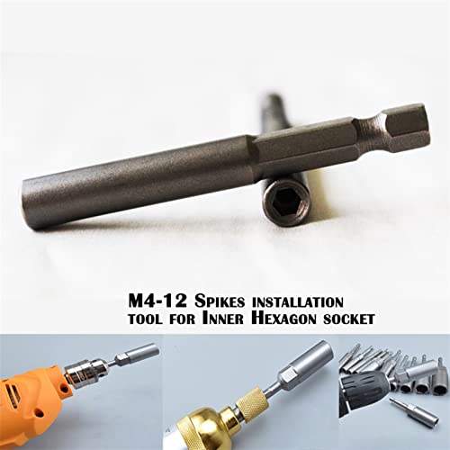 YIKXCF Picos de neumáticos de 100pcs for Zapatos Botas agarrar Picos for f.A.T.B.I.K.E MOUTEIN VHEARTEL Tornillo EN Tornillo EN TERRÉTICO DE TANTUNA Pesca con Punta de tungsteno (Color : 100pcs Only)