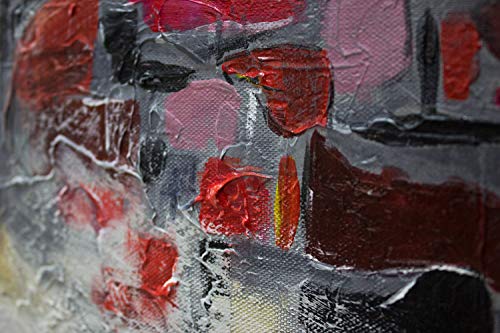 YS-Art Cuadro Hecho a Mano «Abstracción VII» con Pinturas acrílicas PS033 (160 x 80 cm)