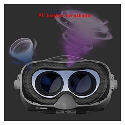 YYQIANG Control remoto y ventilador HD VR GRACIAS VR GOGAS PARA AURICURADOS DE REALIDAD DE REALIDAD VIRTUAL 3D VR VR Auriculares con películas Videojuegos Compatibles con 4.7-7.0 pulgadas Android Univ