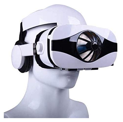 YYQIANG Control remoto y ventilador HD VR GRACIAS VR GOGAS PARA AURICURADOS DE REALIDAD DE REALIDAD VIRTUAL 3D VR VR Auriculares con películas Videojuegos Compatibles con 4.7-7.0 pulgadas Android Univ