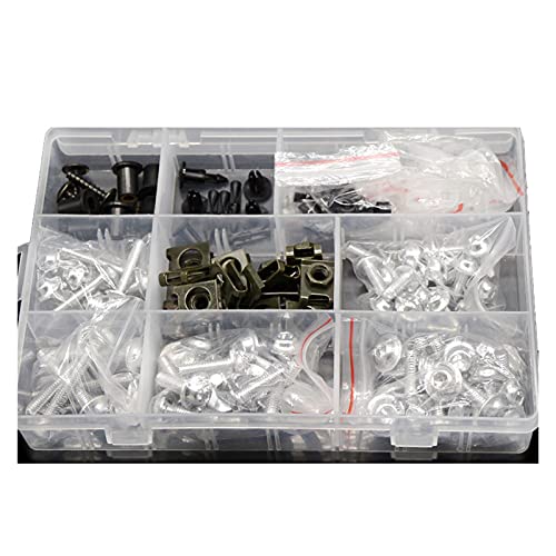 ZGDUGFU Clips de Tornillos, Motorycle Fulling Body Body Kit Tornillo Spire Speed ​​Speed ​​Speed ​​Clip para HON-DA CBR1000RR CBR 1000RR 2004 2005 2006 2007 (Color : Silver)