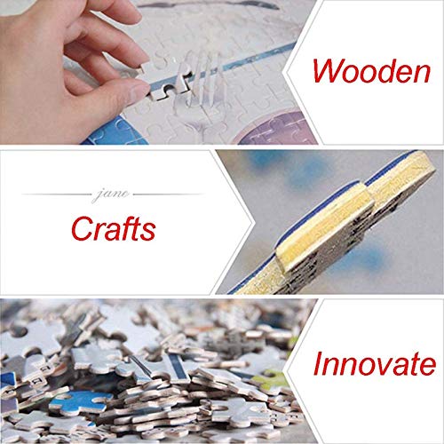 ZH Puzzle De Madera 1000 Piezas para Adultos, World of Warcraft Rompecabezas De Anime Juego De Rompecabezas para Adultos Adolescentes(75X50cm),C