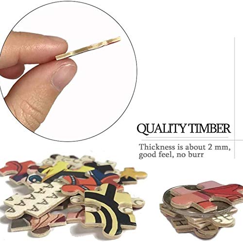 ZH Puzzle De Madera 1000 Piezas para Adultos, World of Warcraft Rompecabezas De Anime Juego De Rompecabezas para Adultos Adolescentes(75X50cm),C