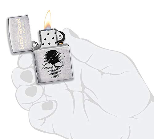 Zippo – Tom Clancys Thost Recon – Encendedor de Gasolina – Mechero Recargable – en Caja de Regalo