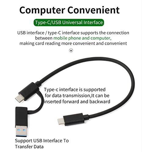 ZITAY CFast Lector de tarjetas, USB 3.1 Gen2 USB C CFast 2.0 Lector de tarjetas Adaptador de tarjeta de memoria Compatible con ZCAM RED KOMODO URSA /URSA Mini Canon XC10 XC15 1DX Mark II SanDisk Lexar