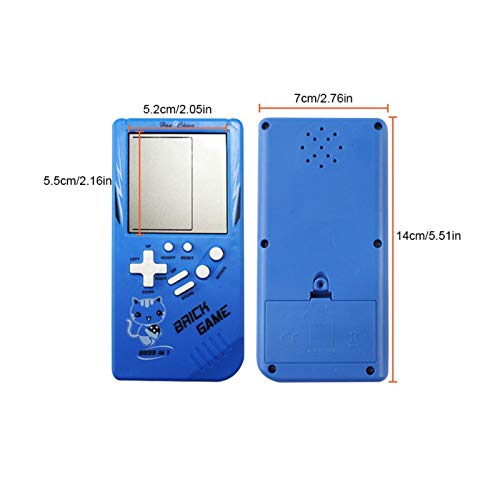 ZQYX Consola De Juegos Retro, Máquina De Juegos Portátil De Mano Intelectual Clásica Nostálgica, Mini Máquina De Juego De Rompecabezas Arcade, Multicolor, 5.51 0.71 2.76in