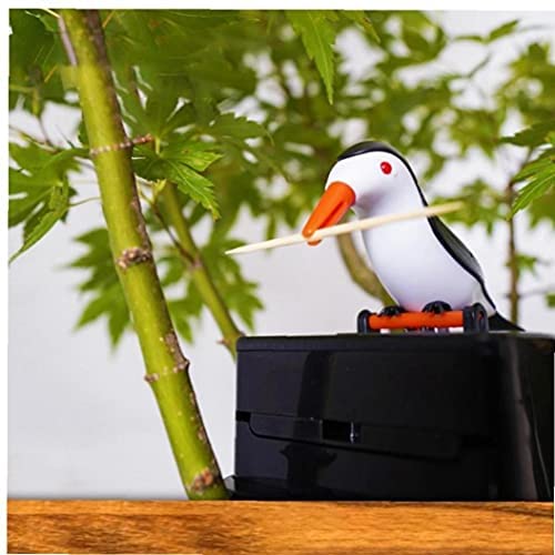 1 x caja de bird toothpick con bandeja automática de bird toothpick para tostar y tostar