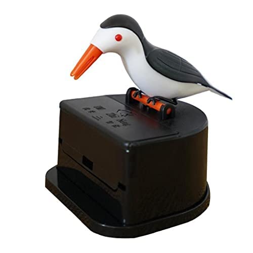 1 x caja de bird toothpick con bandeja automática de bird toothpick para tostar y tostar