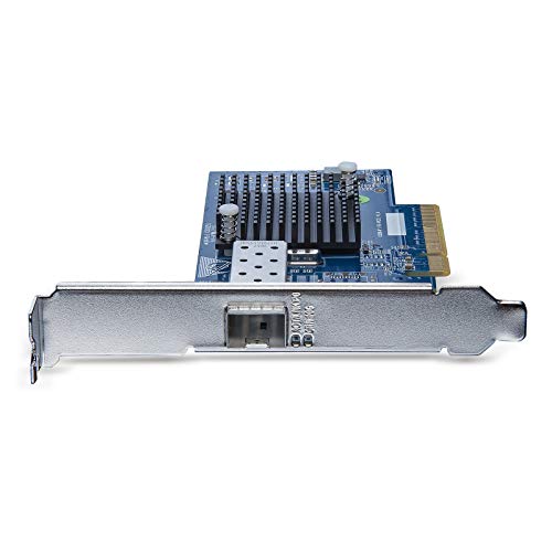 10Gtek® 10GbE PCIE Tarjeta de Red para Intel X520-DA1- 82599EN Chip, Single SFP+ Puerto, 10Gbit PCI Express x8 LAN Adapter, 10Gb Nic para Windows Server, Win8, 10, Linux