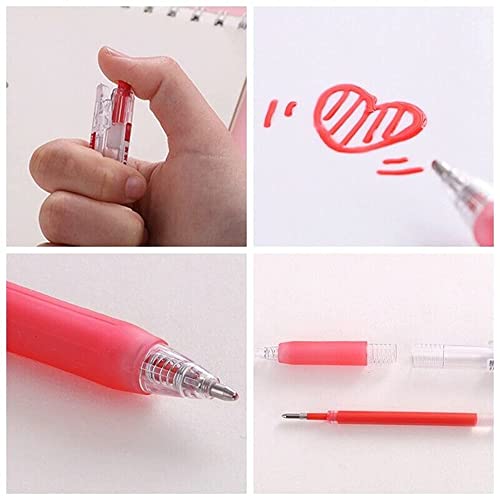 12Pack 3D Jelly Ink Pen Set,Sparkled Assorted Colors Gel Pens,Highlighters Glitter Gel Pens DIY Fluorescent Painting Pen for Drawing Marks,Writing