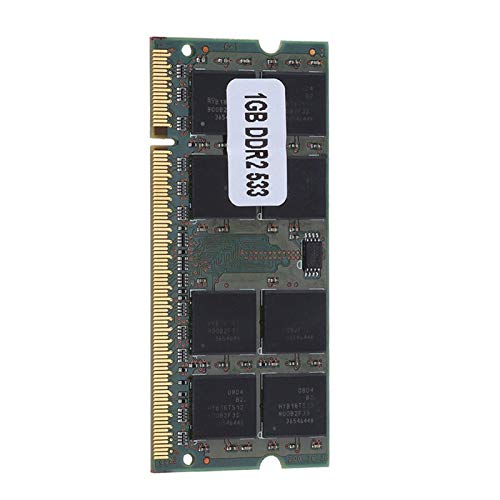 1GB DDR2 533 MHz, Notebook 1GB RAM DDR2 PC2-4200 Memoria para computadora portátil, 1GB DDR2 533MHz 200Pin para Placa Base de computadora portátil Memoria dedicada RAM Totalmente Compatible