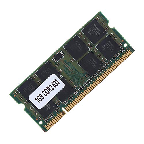 1GB DDR2 533 MHz, Notebook 1GB RAM DDR2 PC2-4200 Memoria para computadora portátil, 1GB DDR2 533MHz 200Pin para Placa Base de computadora portátil Memoria dedicada RAM Totalmente Compatible