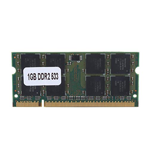 1GB DDR2 533 MHz, Notebook 1GB RAM DDR2 PC2-4200 Memoria para computadora portátil, 1GB DDR2 533MHz 200Pin para Placa Base de computadora portátil Memoria dedicada RAM Totalmente Compatible